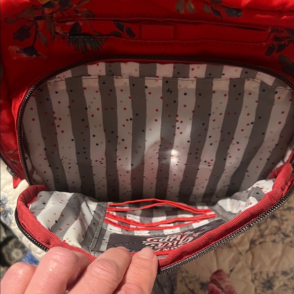 Lug Red Floral Crossbody and Wallet - Picture 6 of 16